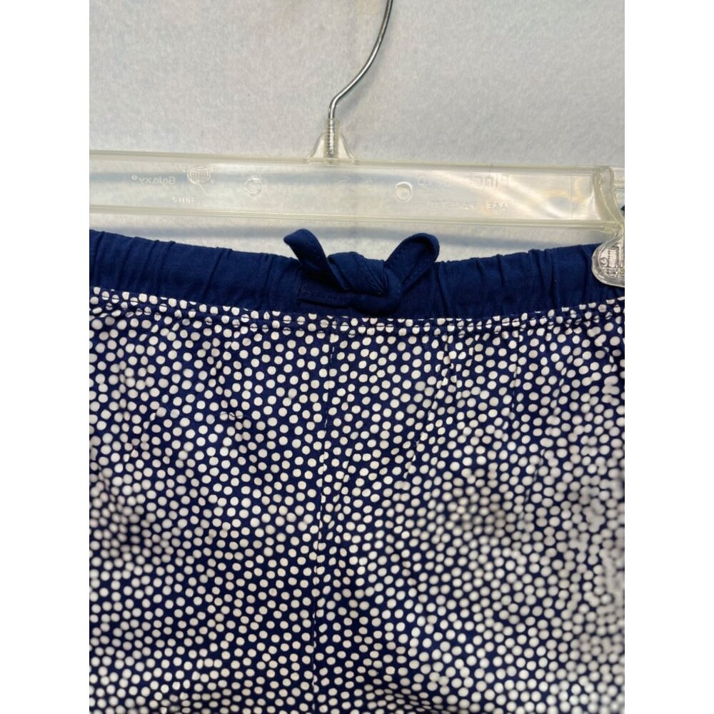 Carole Hochman Pajama Sleep Shorts Cotton Blue White Women's Size Medium - Picture 2 of 7